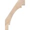Ekena Millwork 3 1/2"W x 24"D x 36"H Merced Smooth Knee Brace, Douglas Fir BRC04X24X36MRC00SDF - alternate 2